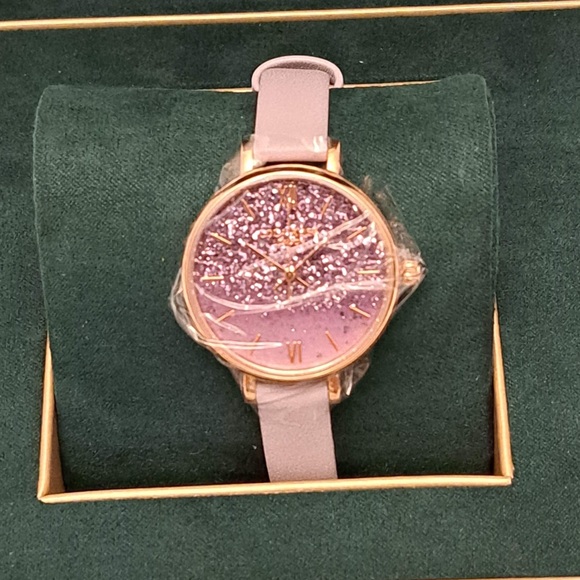 Lola Rose Gradient Sparkle Amethyst Watch - Picture 3 of 10